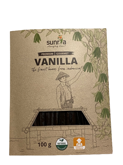 Tahitensis Vanilla Beans Pod 100g Sunria